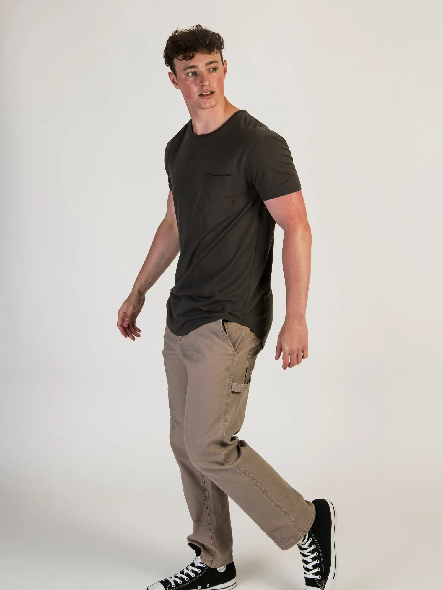 LONGLINE TEE - CHARCOAL sold by Boathouse product image thumbnail 2