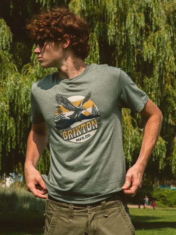 BRIXTON RIDGE WOOD T-SHIRT sold by Boathouse