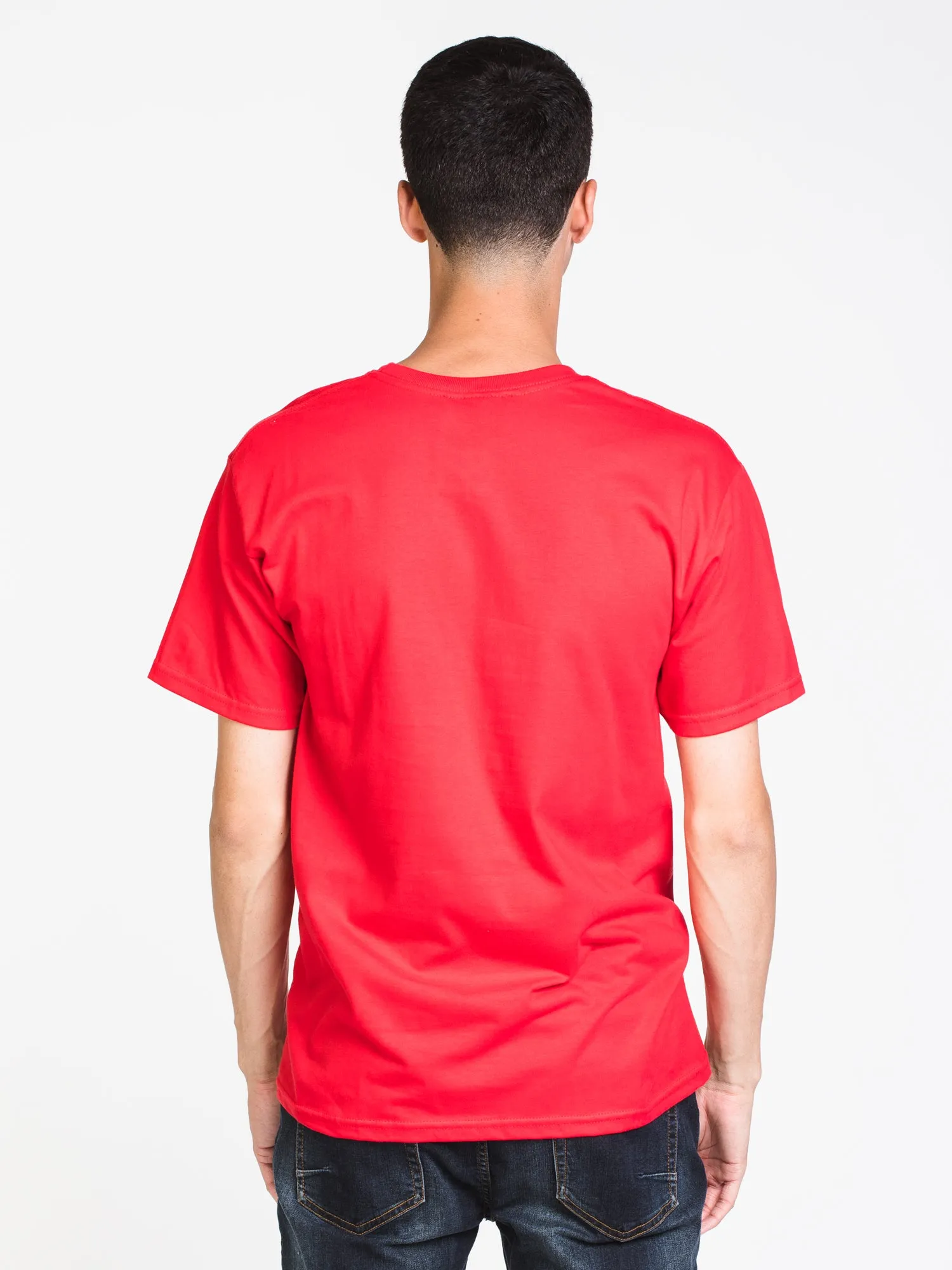 MENS BLOCK BUSTER SHORT SLEEVE T-SHIRT- RED - CLEARANCE sold by Boathouse product image thumbnail 2