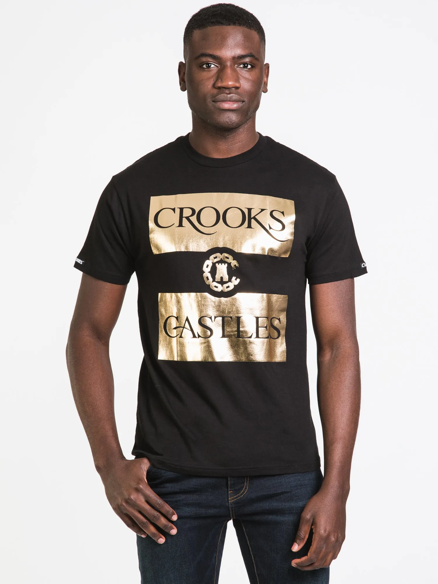 CROOKS & CASTLES KLEPTO FOIL T-SHIRT - CLEARANCE sold by Boathouse