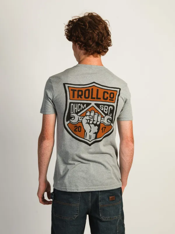 TROLL CO. TC SHIELD T-SHIRT sold by Boathouse