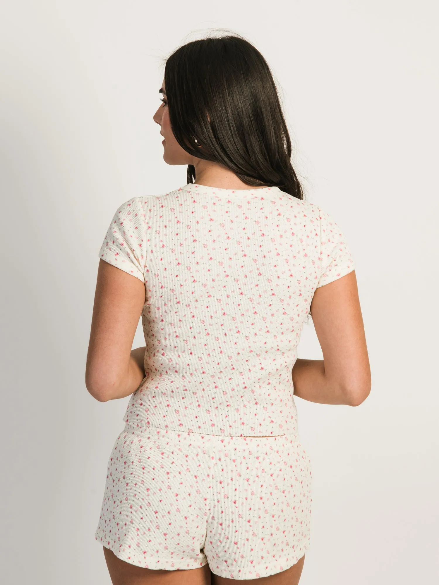 HARLOW ALLIE DITSY WAFFLE TEE sold by Boathouse product image thumbnail 3