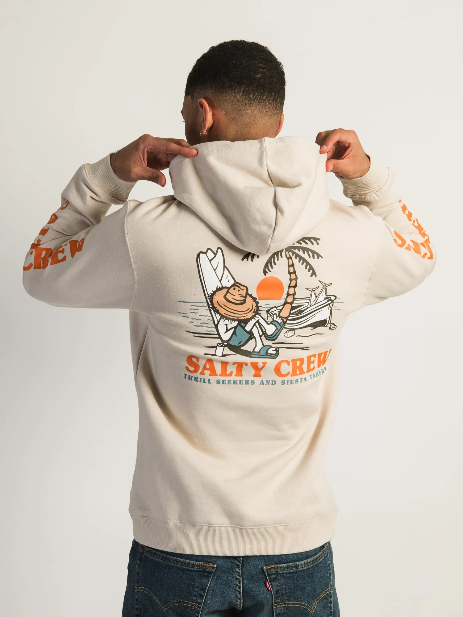 SALTY CREW SIESTA FLEECE PULLOVER HOODIE sold by Boathouse