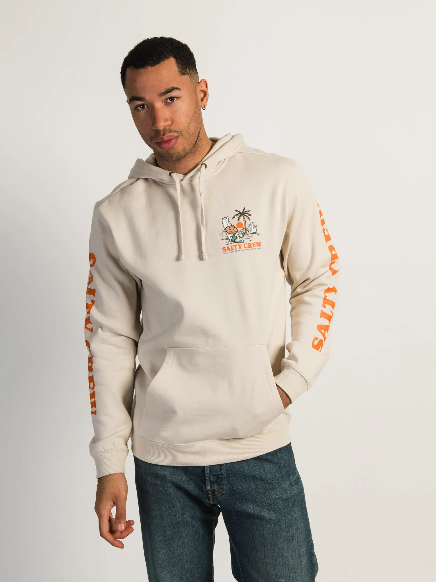 SALTY CREW SIESTA FLEECE PULLOVER HOODIE sold by Boathouse product image thumbnail 2