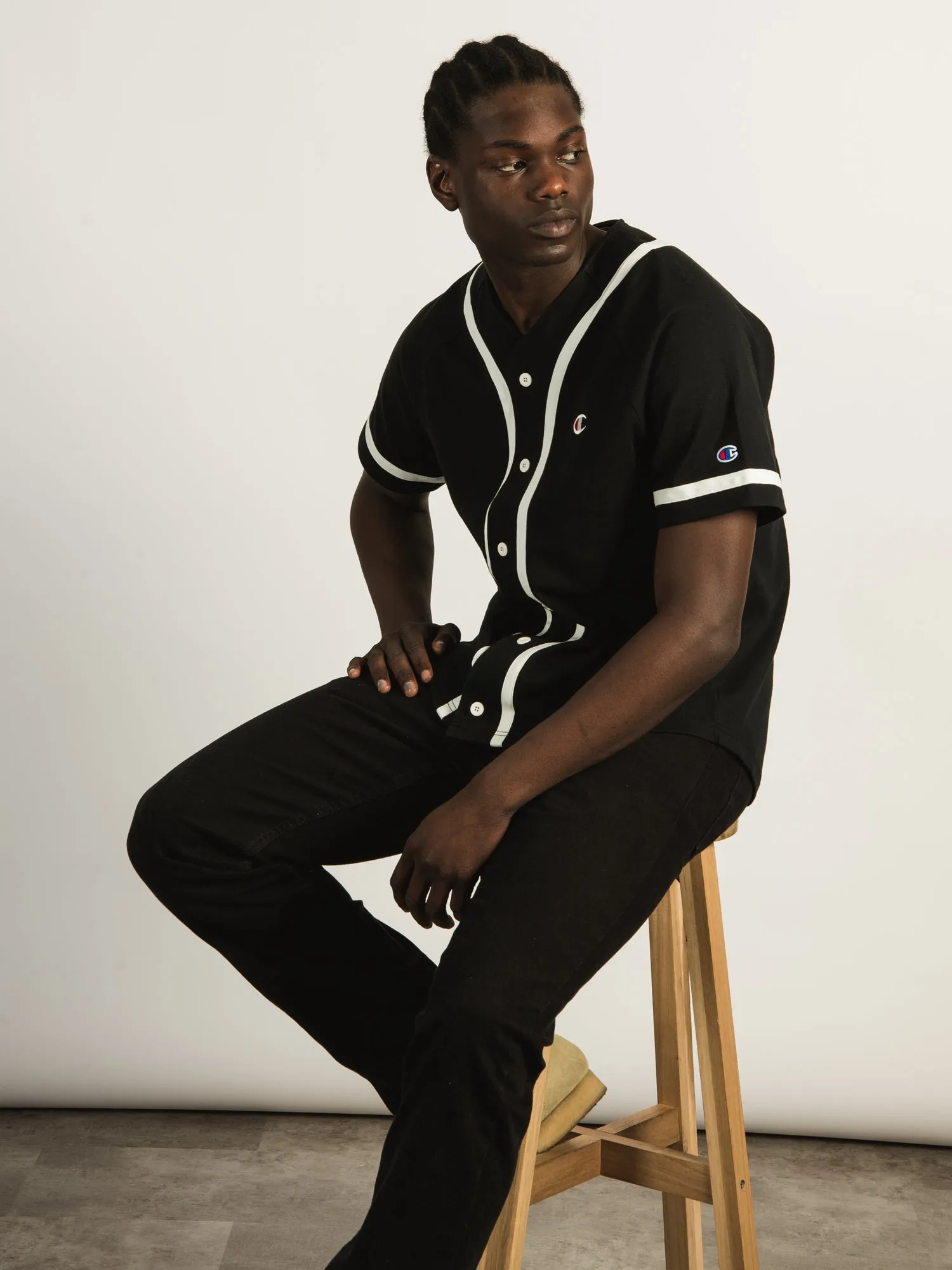 CHAMPION BRAIDED BASEBALLL JERSEY - CLEARANCE sold by Boathouse product image thumbnail 4