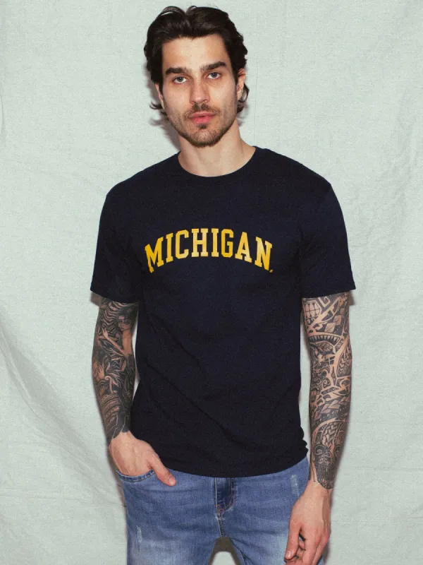 CHAMPION MICHIGAN SHORT SLEEVE UNIVERSITY TEE  - CLEARANCE sold by Boathouse