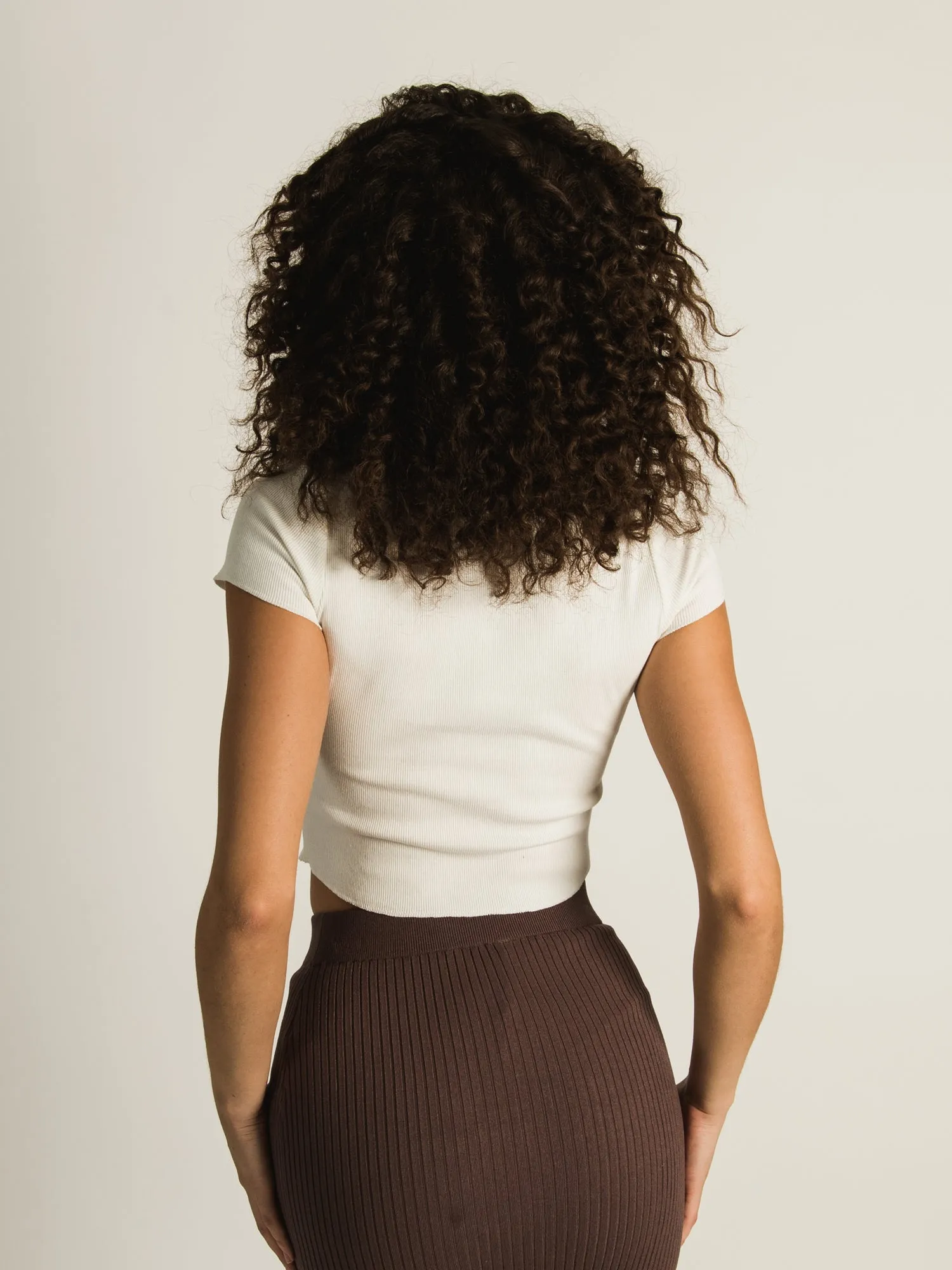 HARLOW SQUARE NECK T-SHIRT - CLEARANCE sold by Boathouse product image thumbnail 4