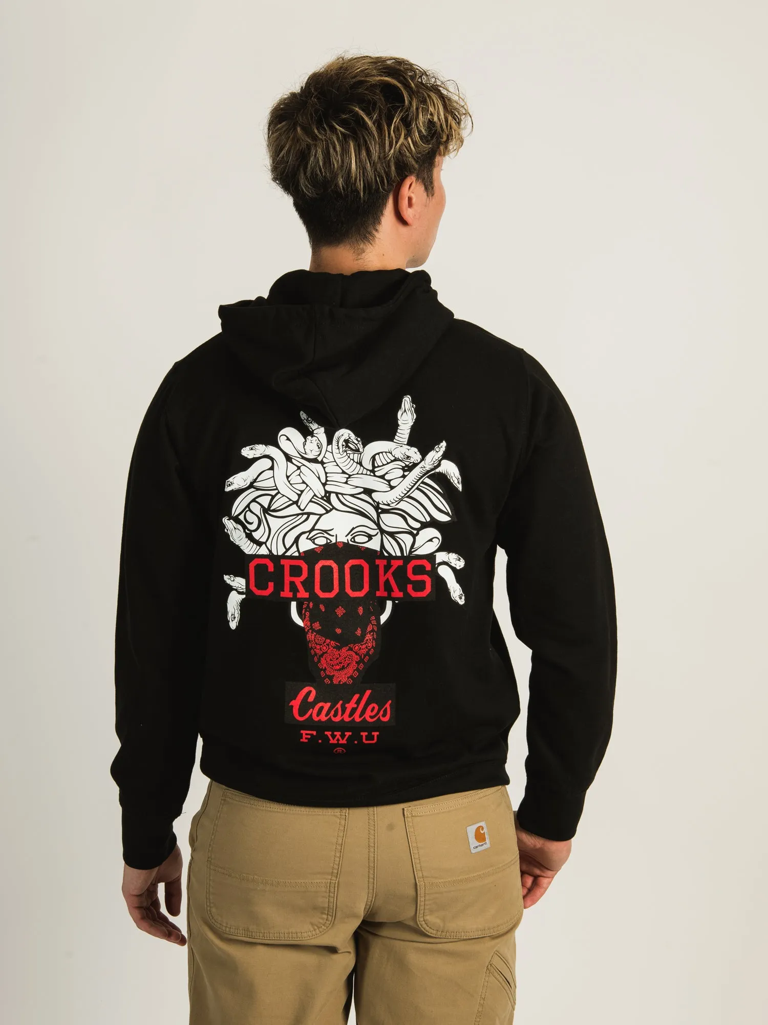CROOKS & CASTLES CROOKS MEDUSA PULLOVER HOODIE sold by Boathouse