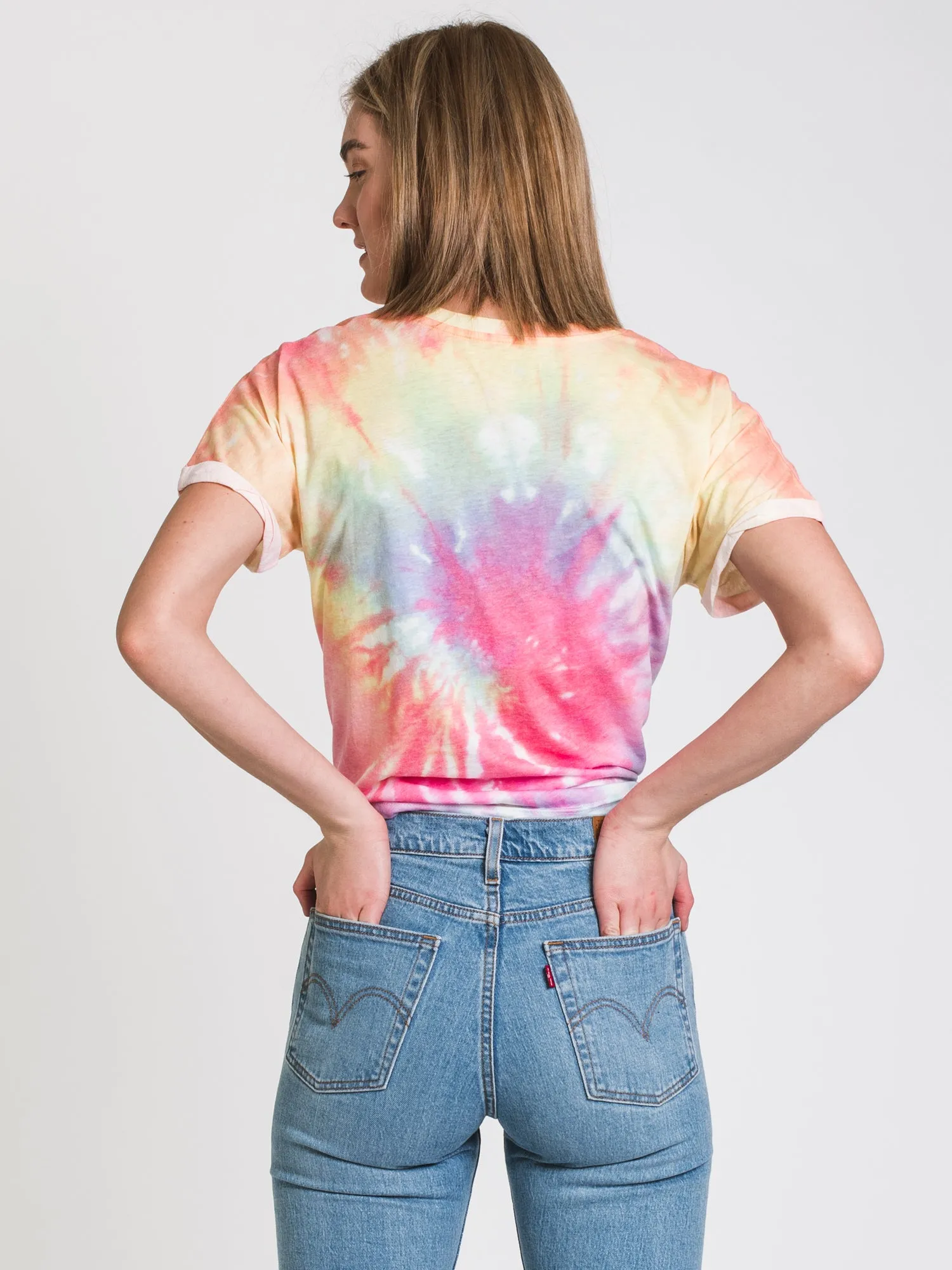 HARLOW LAYLA KNOTTED TIE DYE TEE - CLEARANCE sold by Boathouse product image thumbnail 2