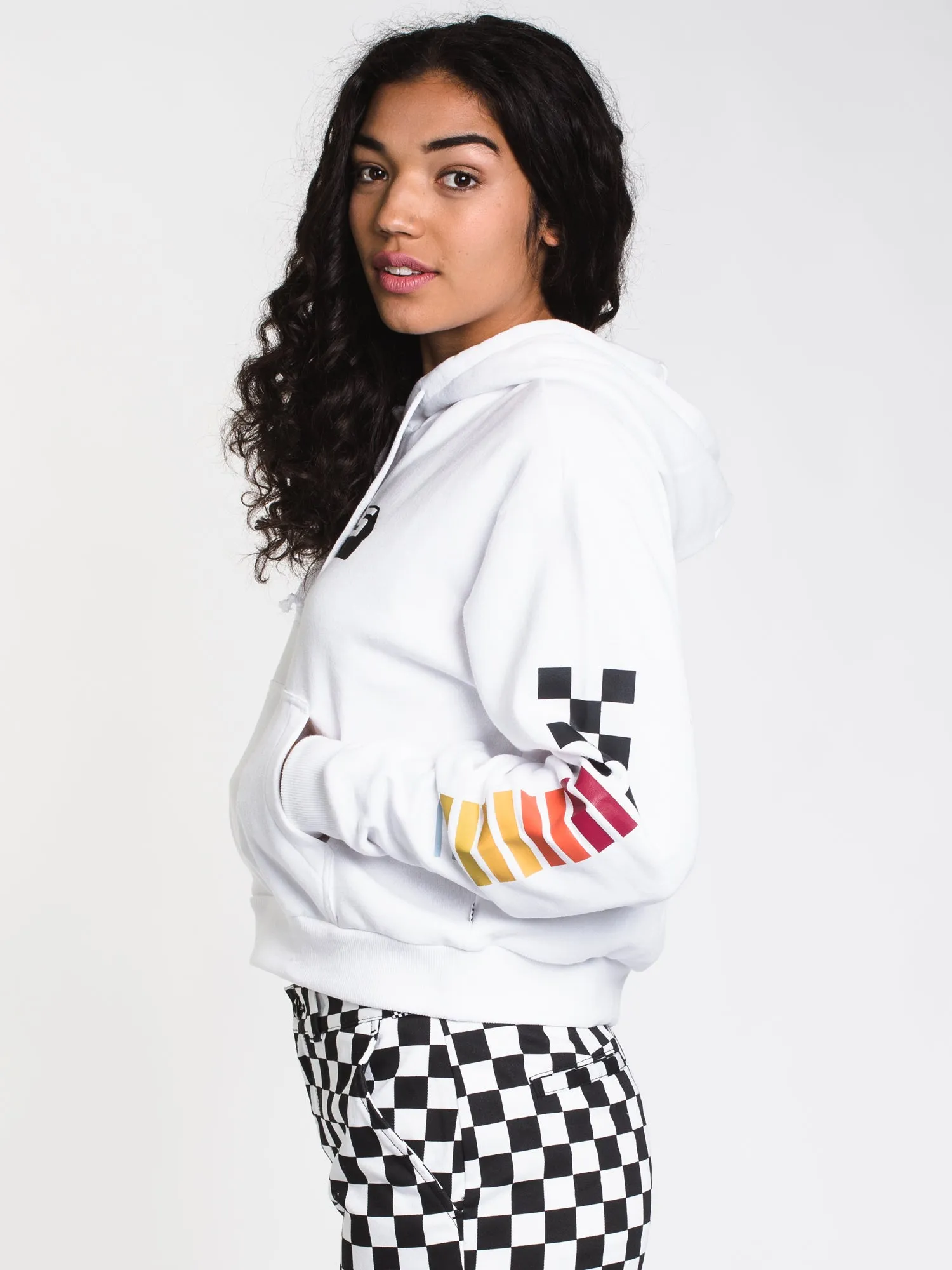 WOMENS HI PERFORMANCE PULLOVER HOODIE- WHT - CLEARANCE sold by Boathouse product image thumbnail 3