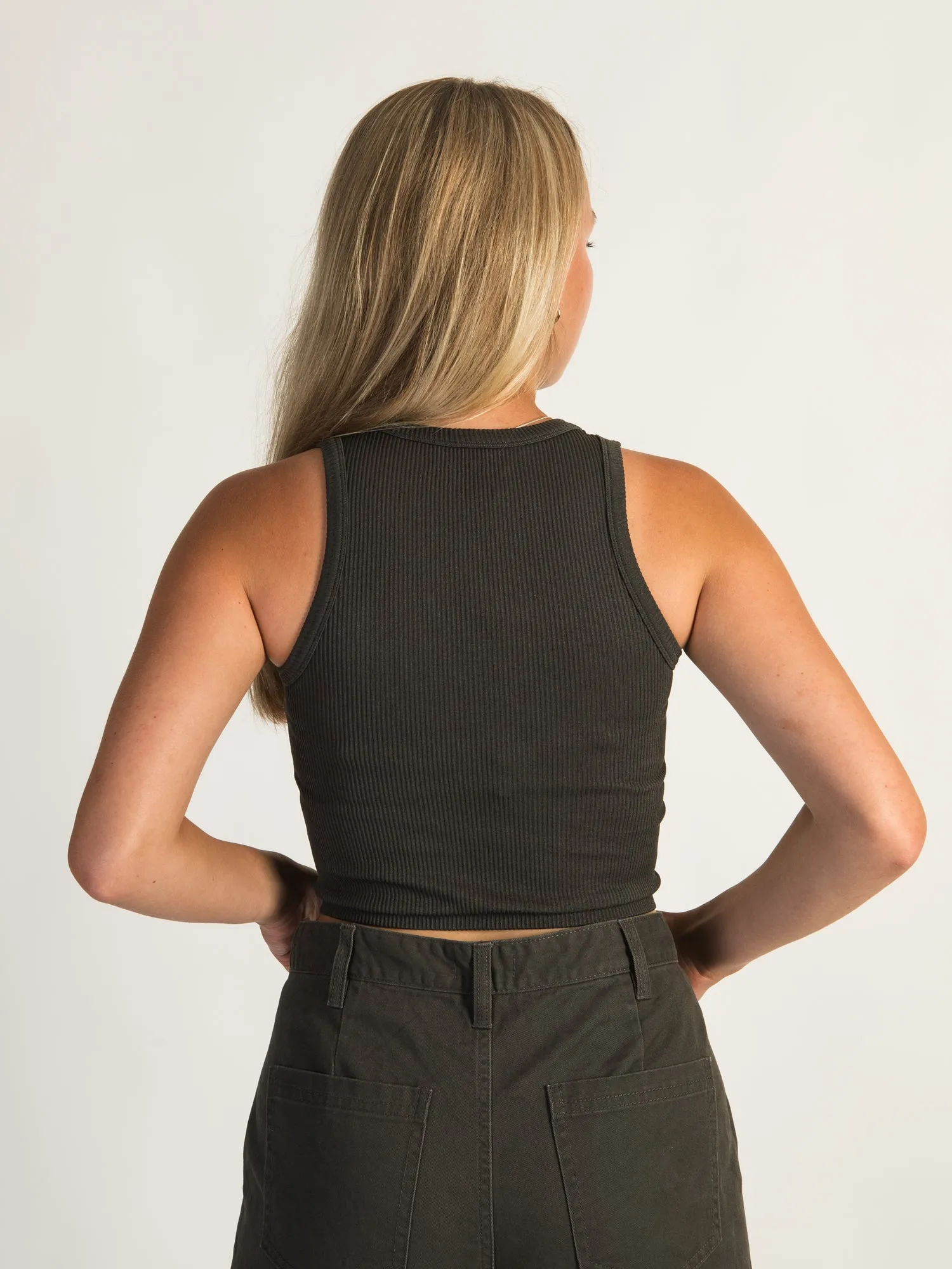 HARLOW MACY TANK TOP - CHARCOAL - CLEARANCE sold by Boathouse product image thumbnail 4