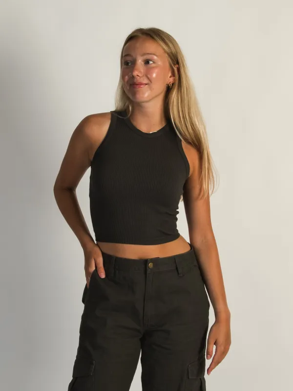 HARLOW MACY TANK TOP - CHARCOAL sold by Boathouse