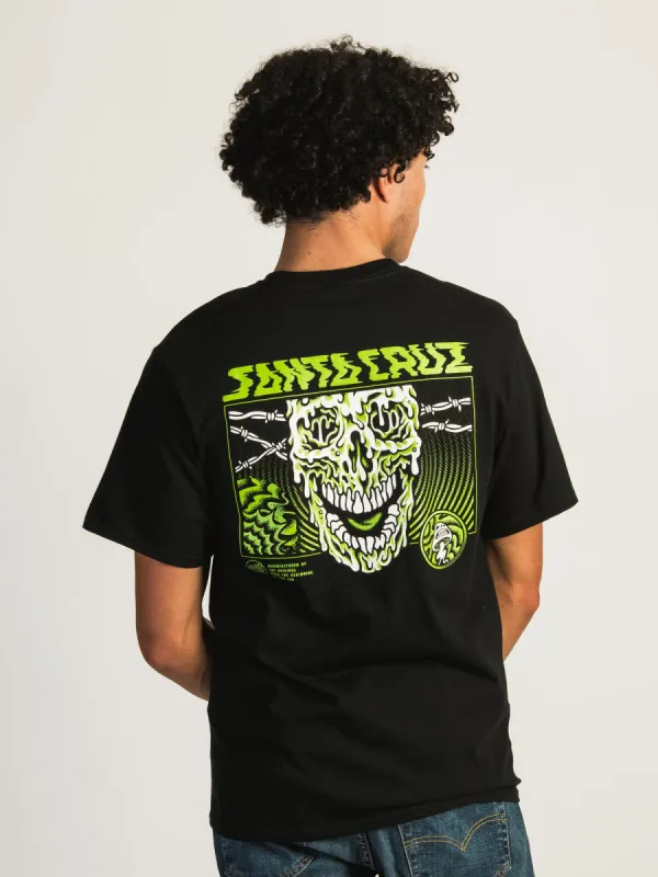 SANTA CRUZ TOXIC SKULL HVYWGHT T-SHIRT made by Boathouse