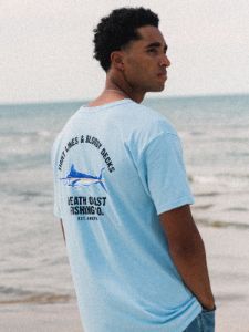 DEATH COAST SUPPLY TIGHT LINES T-SHIRT sold by Boathouse