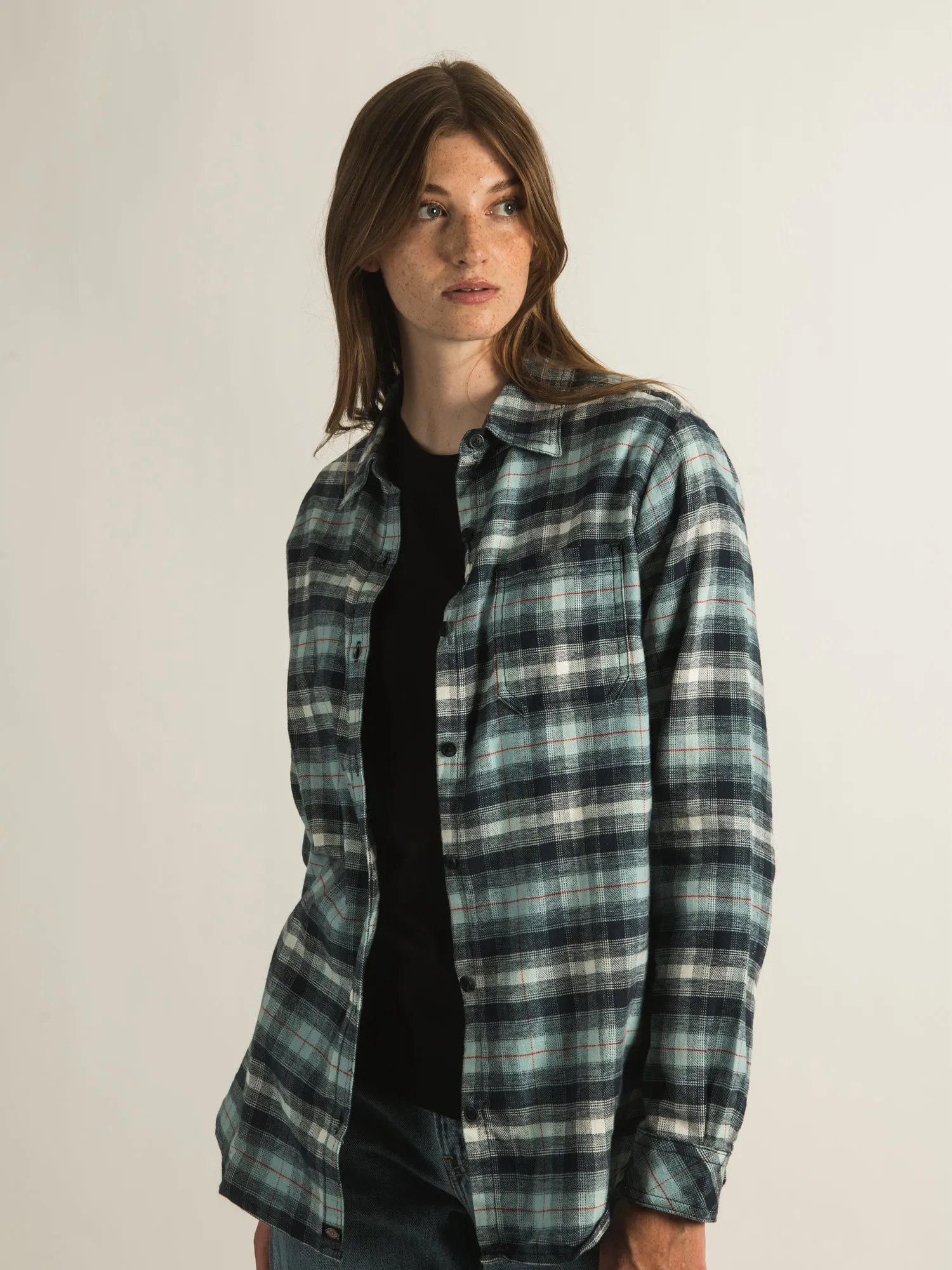 DICKIES FLANNEL LONG SLEEVE SHIRT - CLEARANCE sold by Boathouse product image thumbnail 3