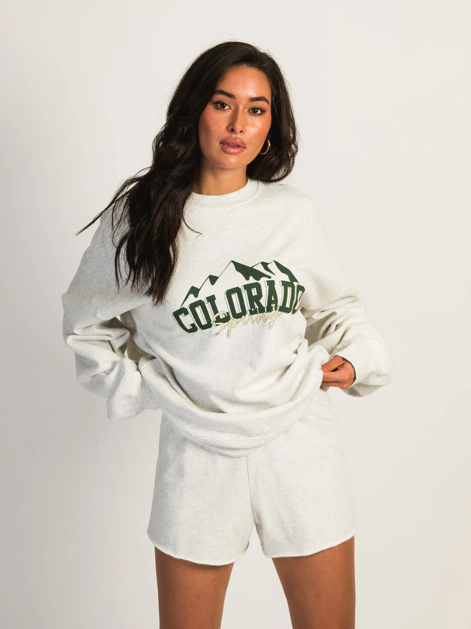 HARLOW MICHELLE PRINT CREWNECK - COLORADO sold by Boathouse product image thumbnail 2