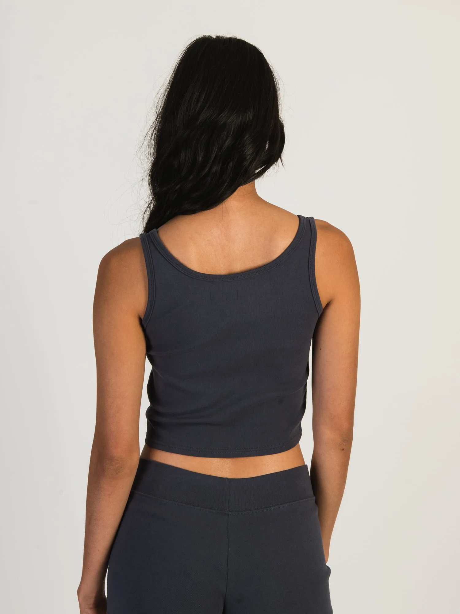 HARLOW TILLY CROPPED TANK - NAVY sold by Boathouse product image thumbnail 4