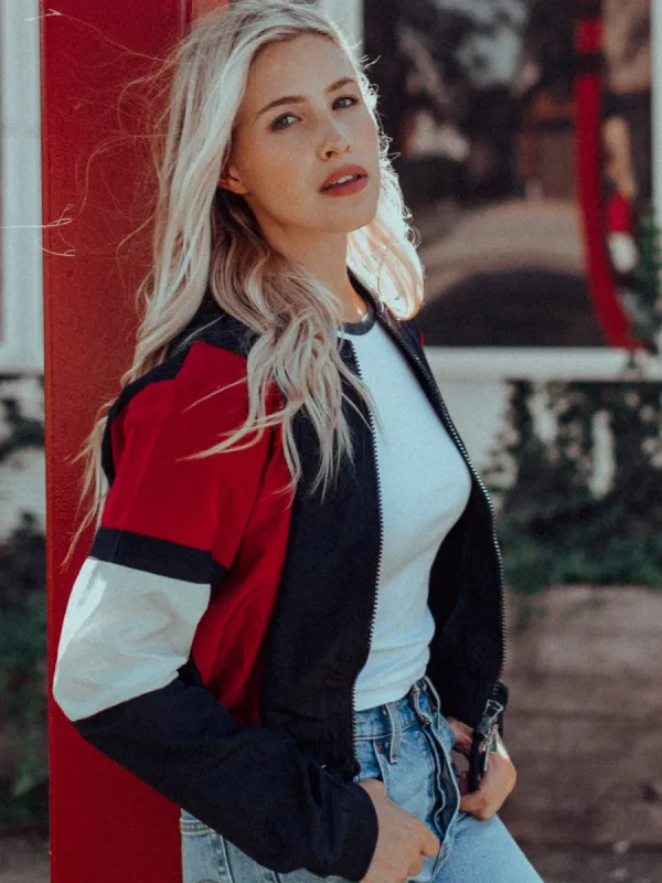 LANA COLOUR BLOCK JACKET - CLEARANCE sold by Boathouse