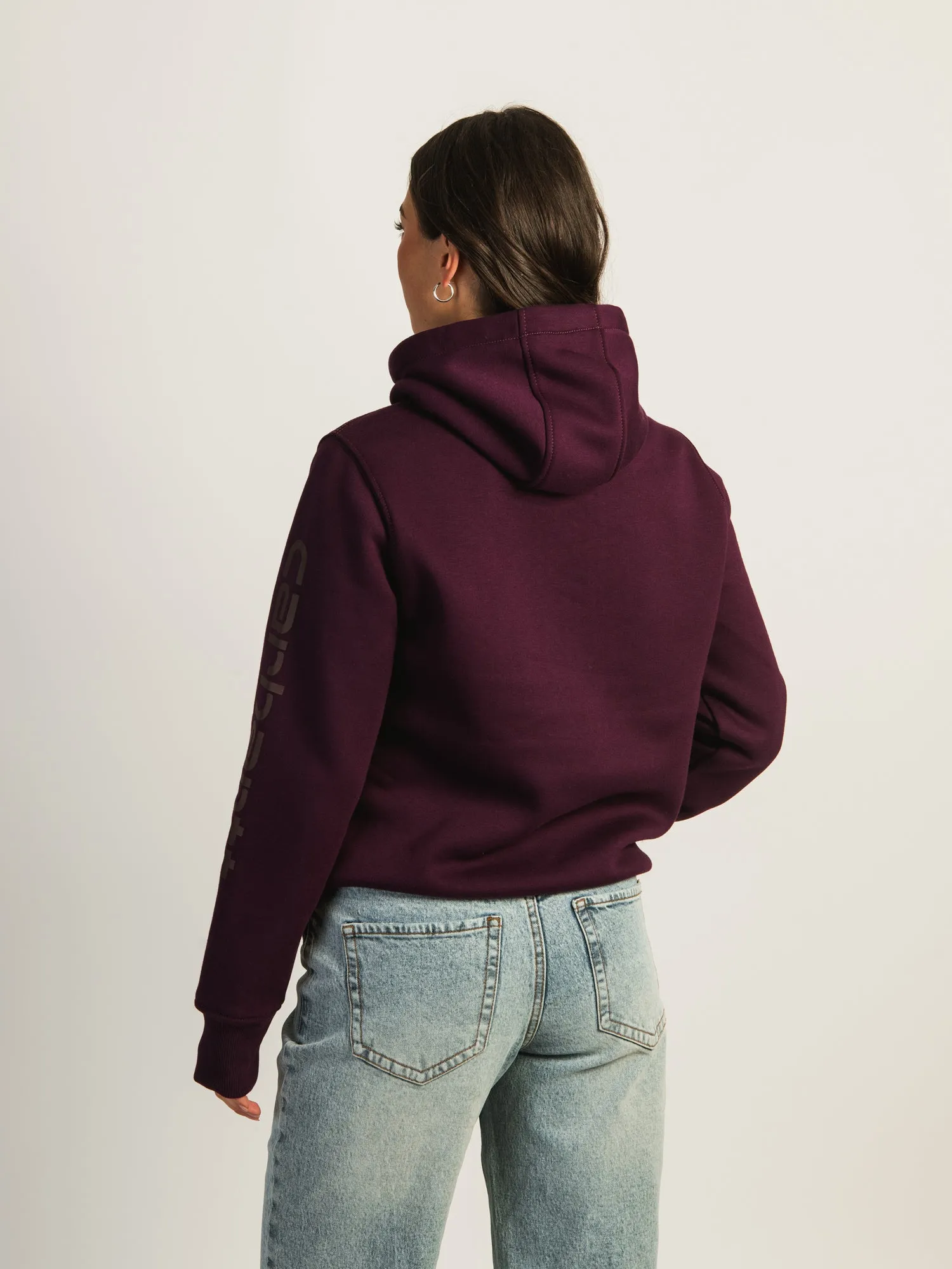 CARHARTT LOGO SLEEVE PULLOVER HOODIE sold by Boathouse product image thumbnail 3