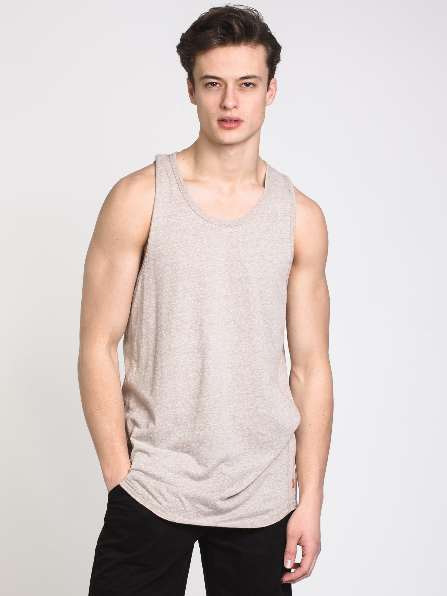 MENS LONGLINE SEEDED TANK - CLEARANCE sold by Boathouse