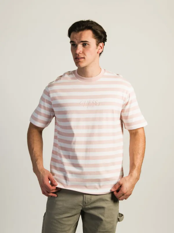 GUESS GO SIMPLE HORIZONTAL STRIPE T-SHIRT sold by Boathouse