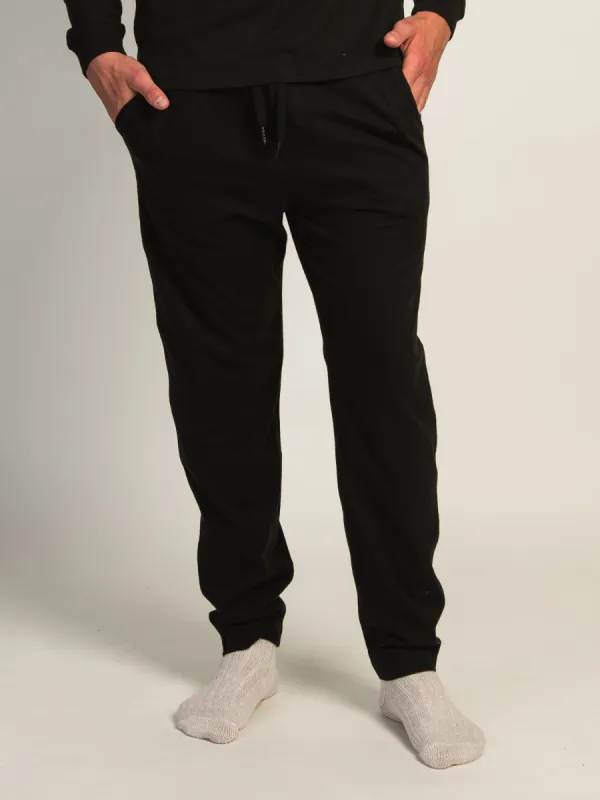 KOLBY SUEDED LOUNGE PANT - BLACK sold by Boathouse