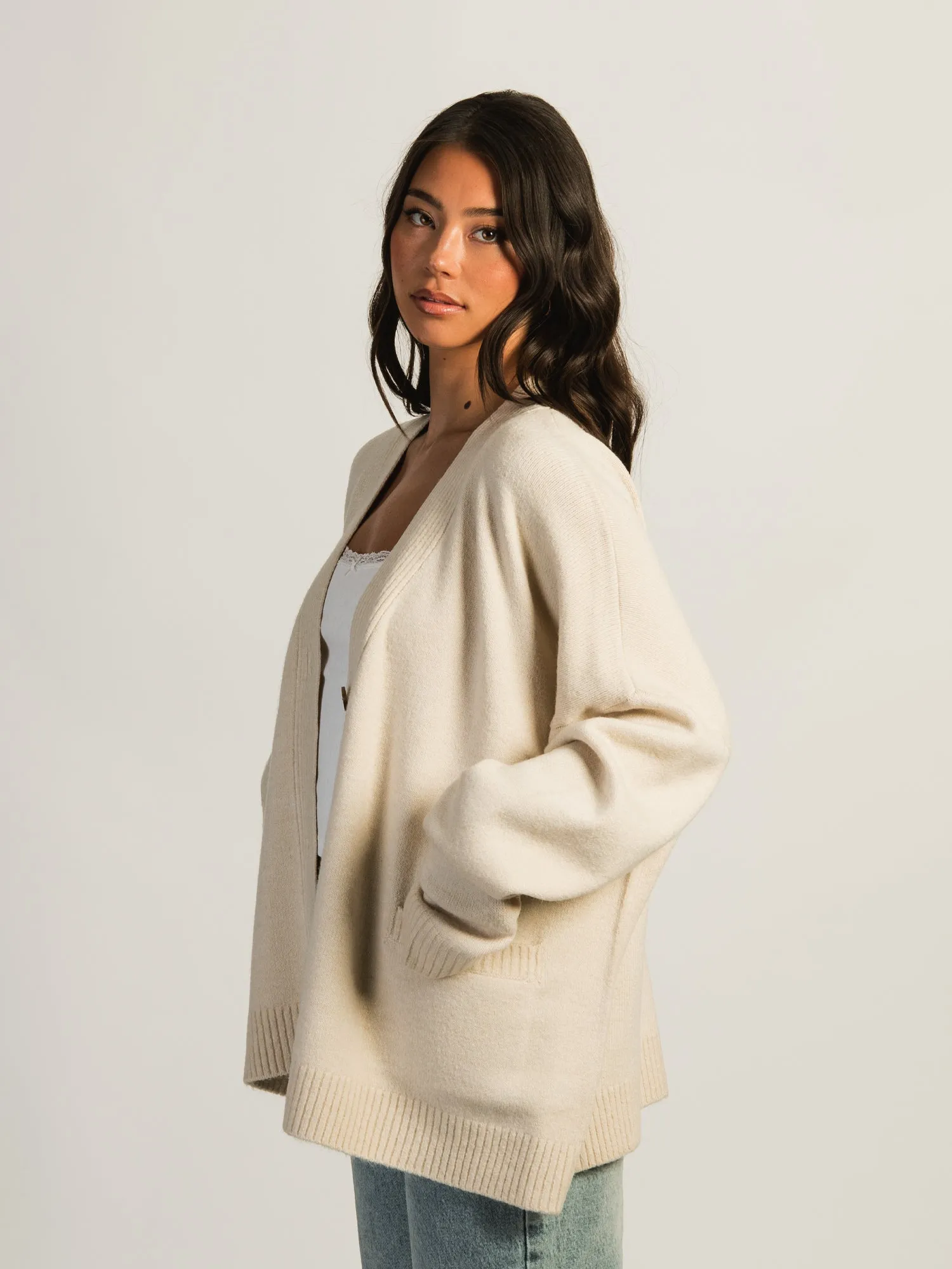 HARLOW HEATHER CARDIGAN - OATMEAL sold by Boathouse product image thumbnail 2