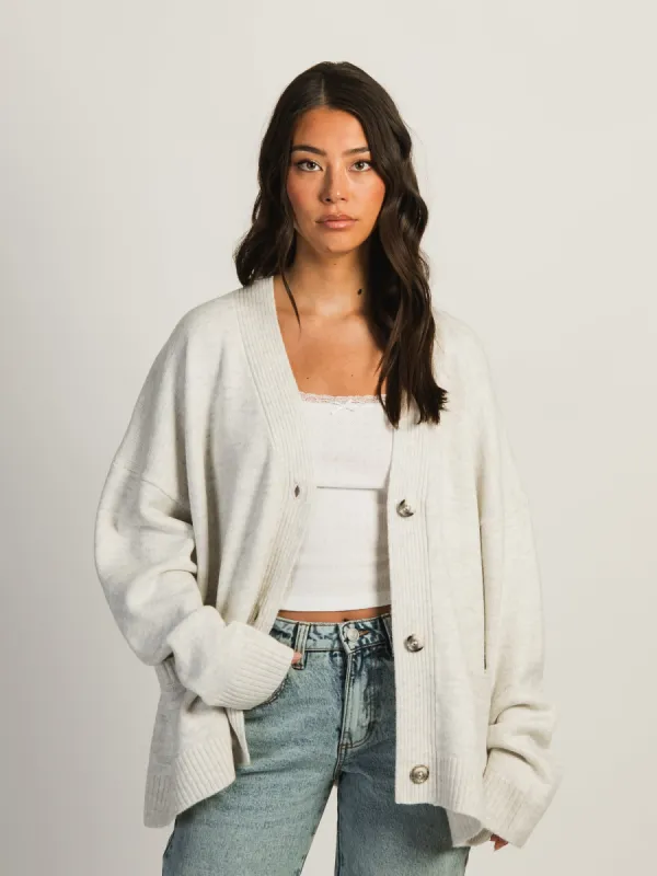 HARLOW HEATHER CARDIGAN - CLOUD sold by Boathouse