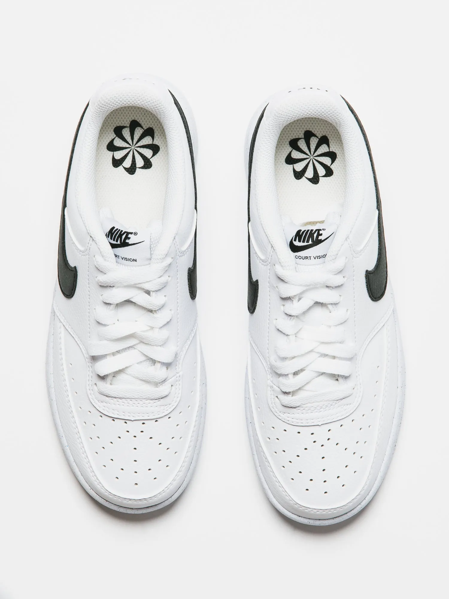 WOMENS NIKE COURT VISION LO NEXT NATURE SNEAKER - WHITE/BLACK sold by Boathouse product image thumbnail 4