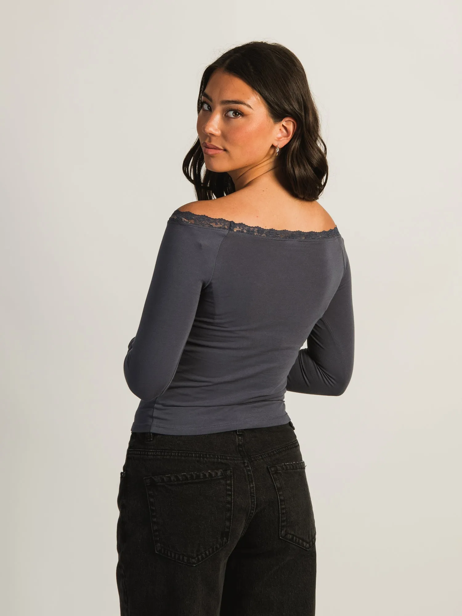 HARLOW SCARLETT LONG SLEEVE - NAVY sold by Boathouse product image thumbnail 3