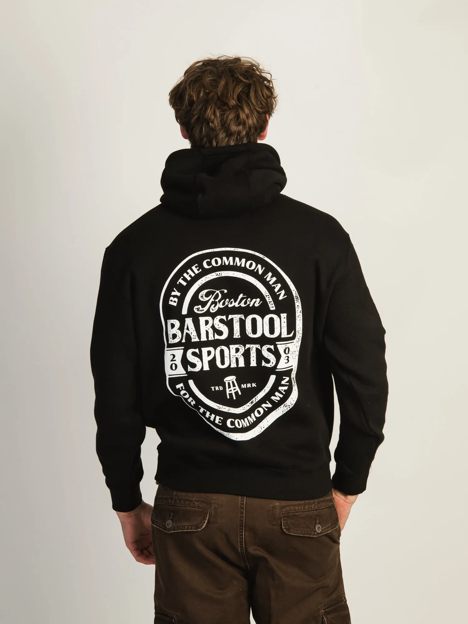BARSTOOL SPORTS BARSTOOL VINTAGE LABEL PULLOVER HOODIE sold by Boathouse
