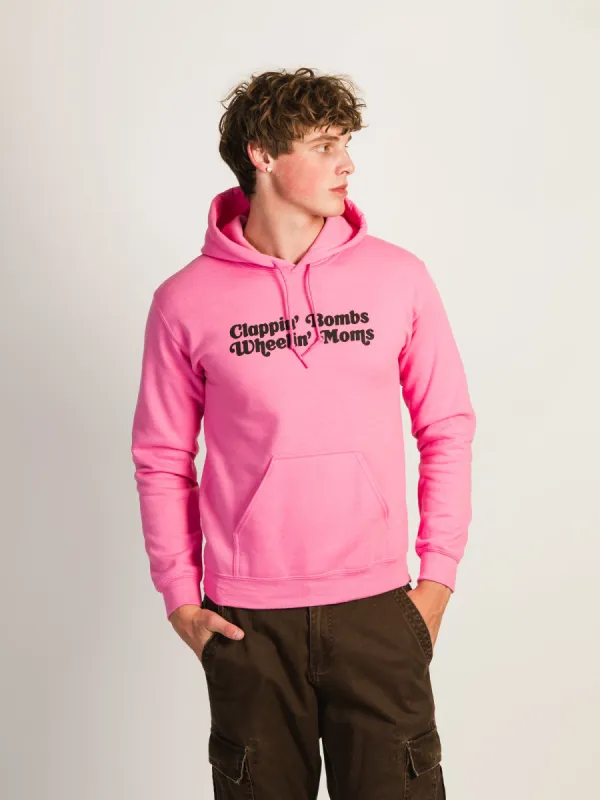 HOCKEY BENDERS CLAPPIN BOMBS WHEELIN MOMS HOODIE sold by Boathouse