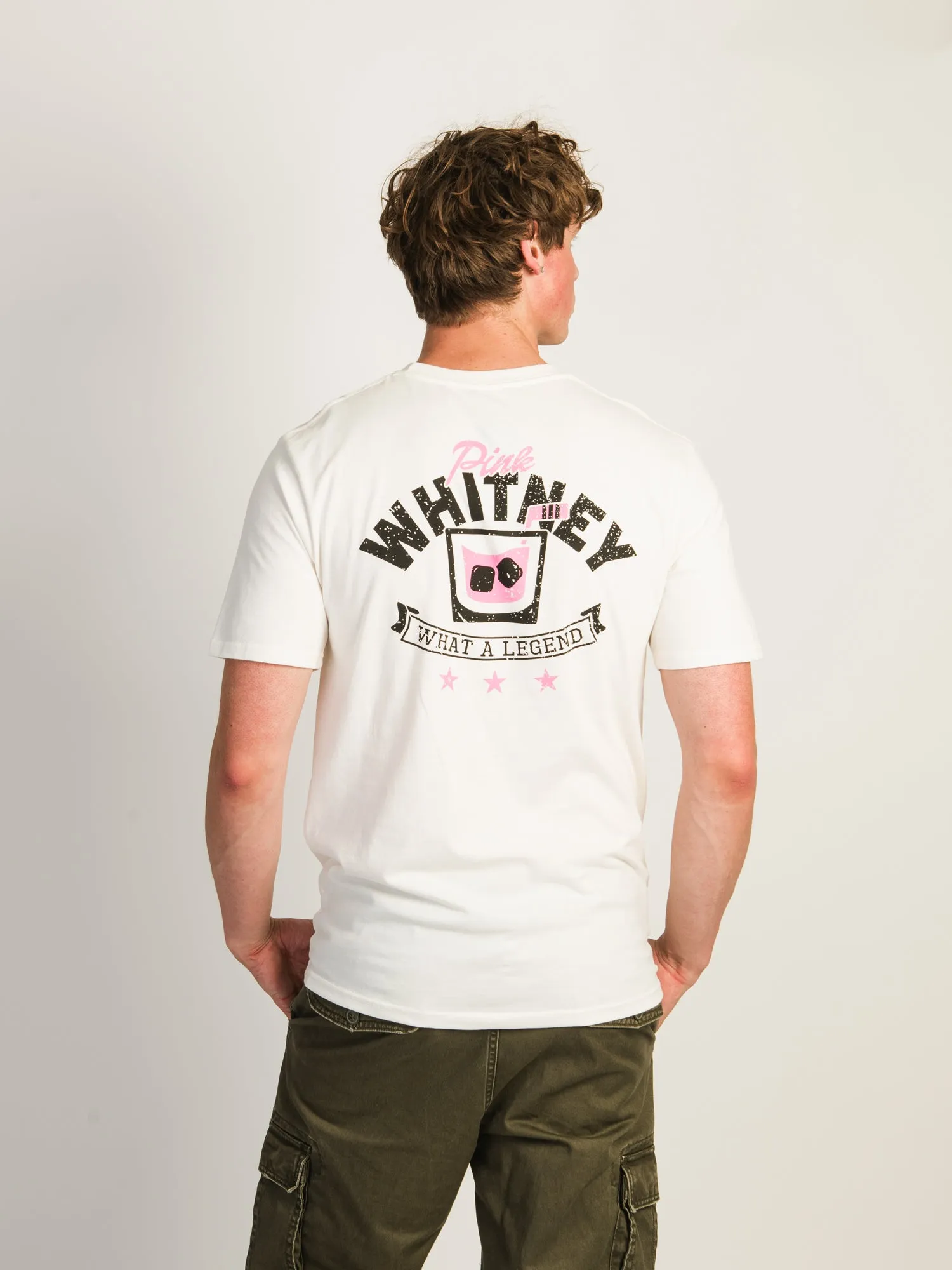 BARSTOOL SPORTS PINK WHITNEY LEGEND T-SHIRT sold by Boathouse