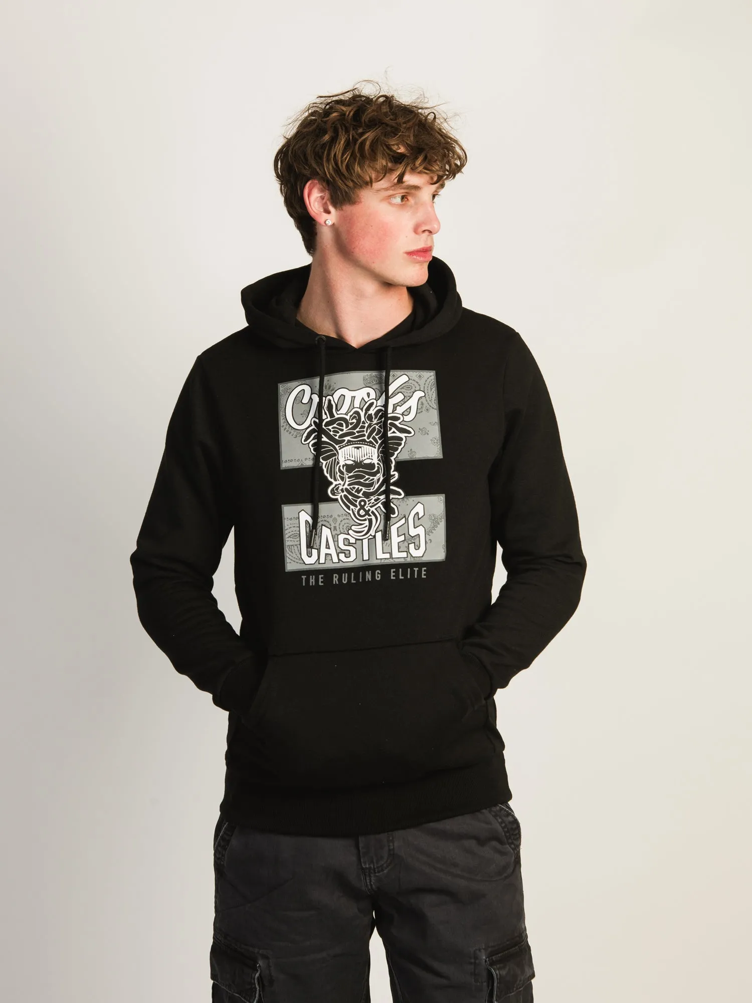 CROOKS & CASTLES GOTHIC MEDUSA PULLOVER HOODIE sold by Boathouse