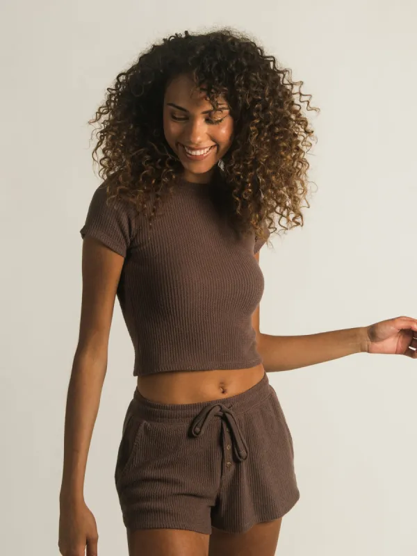 HARLOW ALLIE WAFFLE TEE - CLEARANCE sold by Boathouse