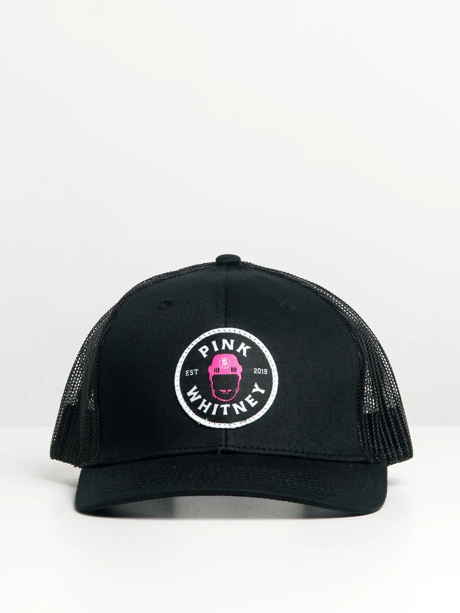 BARSTOOL SPORTS PINK WHITNEY PATCH TRUCKER HAT sold by Boathouse product image thumbnail 2