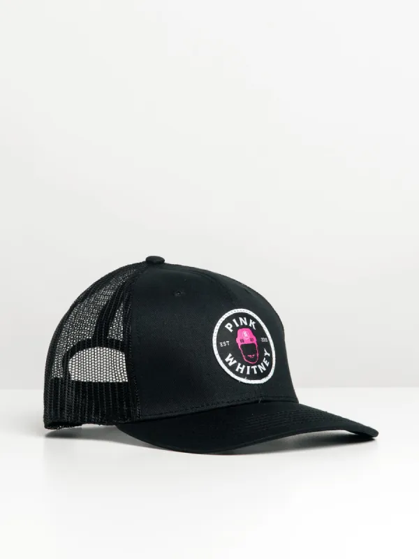 BARSTOOL SPORTS PINK WHITNEY PATCH TRUCKER HAT sold by Boathouse
