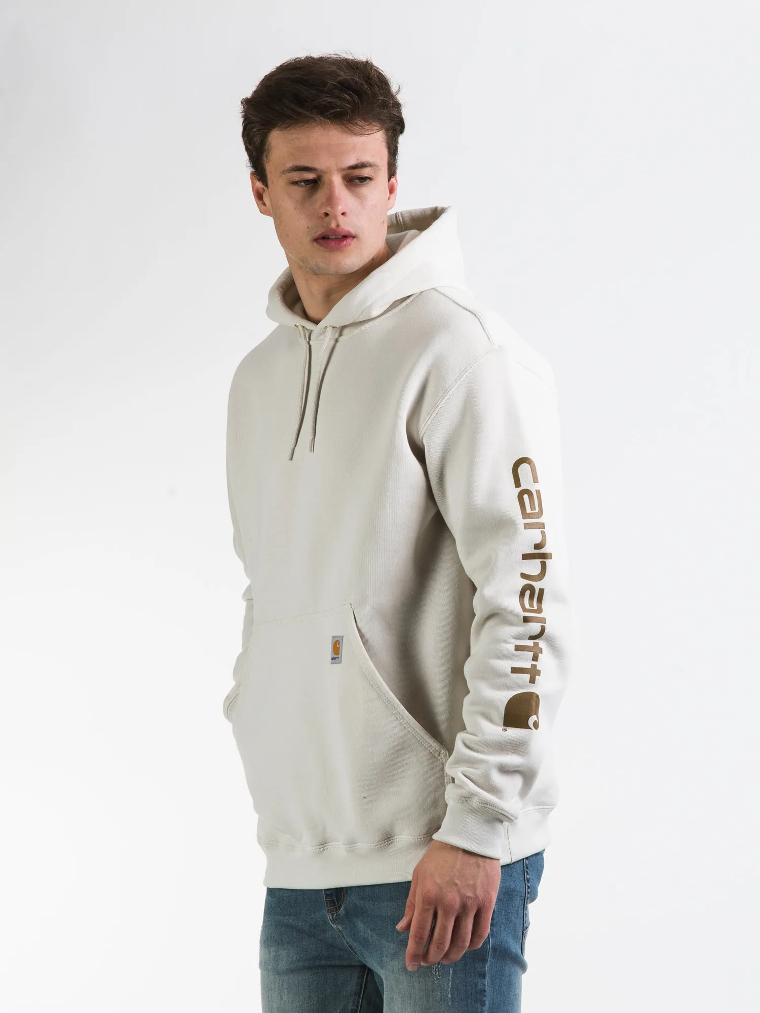 CARHARTT LOOSE FIT MIDWEIGHT LOGO SLEEVE HOODIE sold by Boathouse product image thumbnail 4
