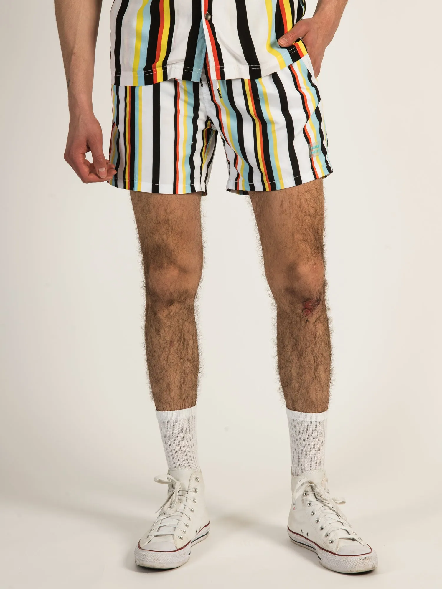 ISLAND HAZE VERTICAL STRIPE/RAYURE 15" VOLLEY SHORT - CLEARANCE sold by Boathouse product image thumbnail 2