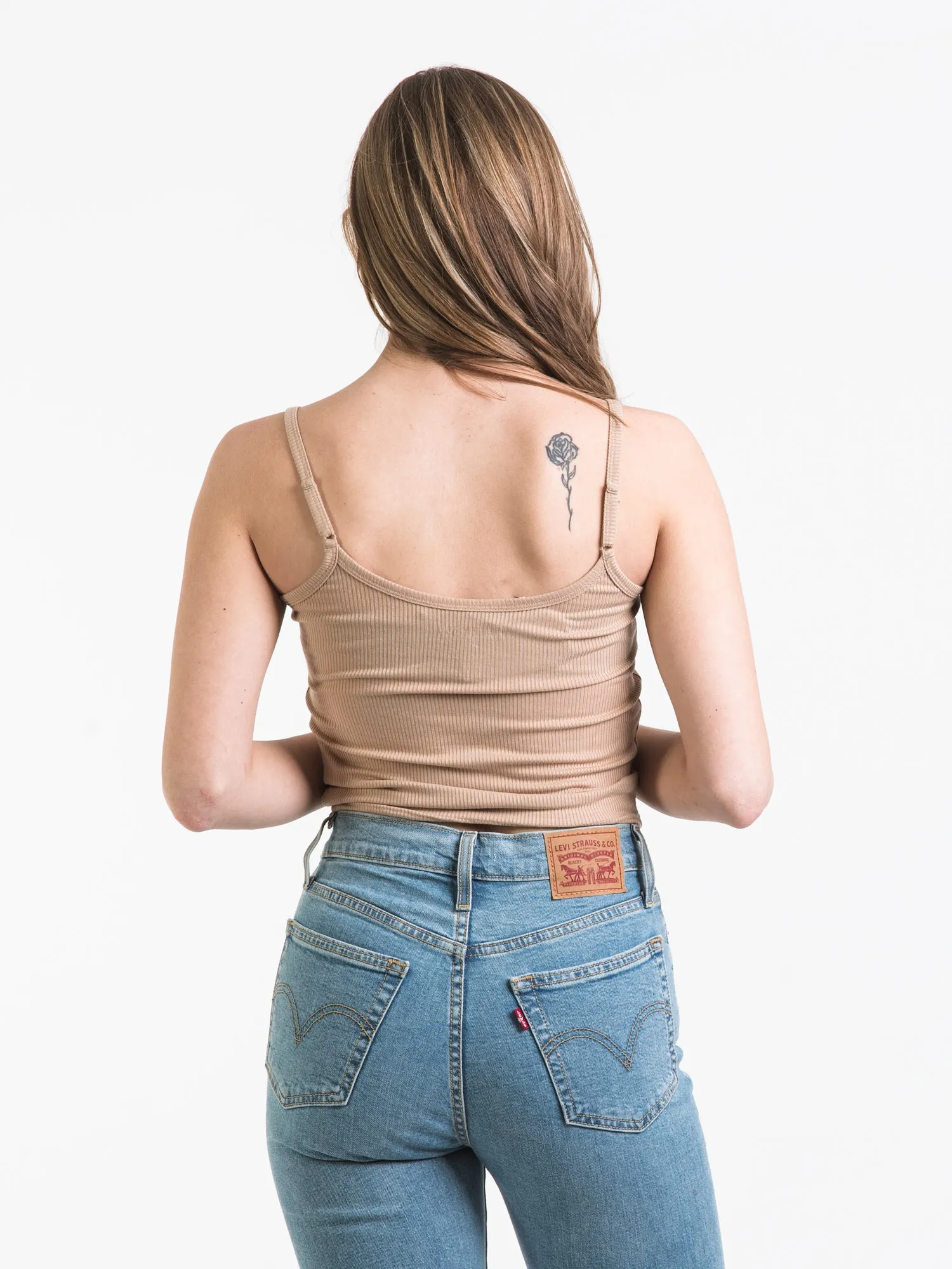 HARLOW SHIRRED RIB TANK - CLEARANCE sold by Boathouse product image thumbnail 2