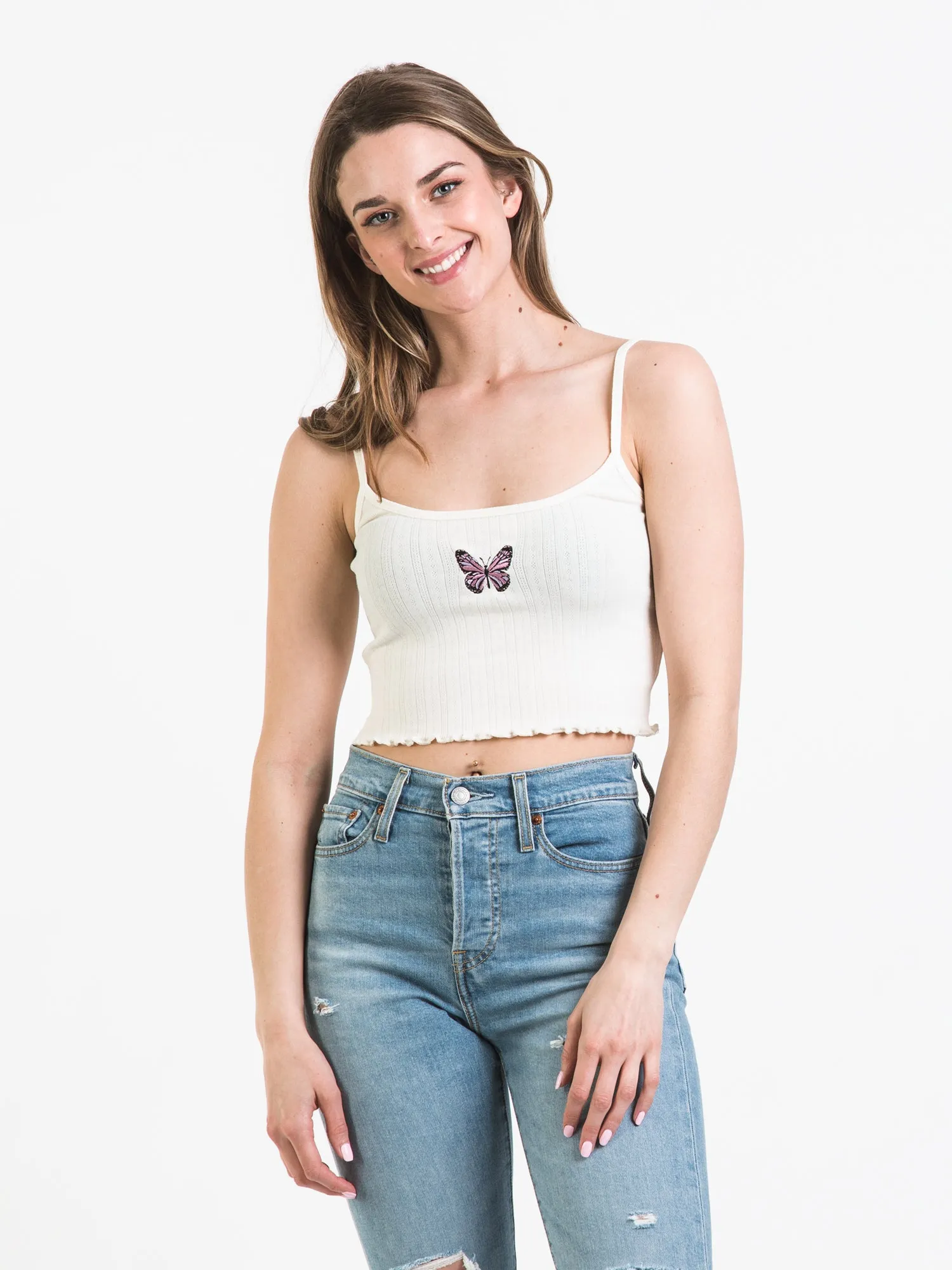 HARLOW KIKI EMBROIDERED TANK - CLEARANCE sold by Boathouse