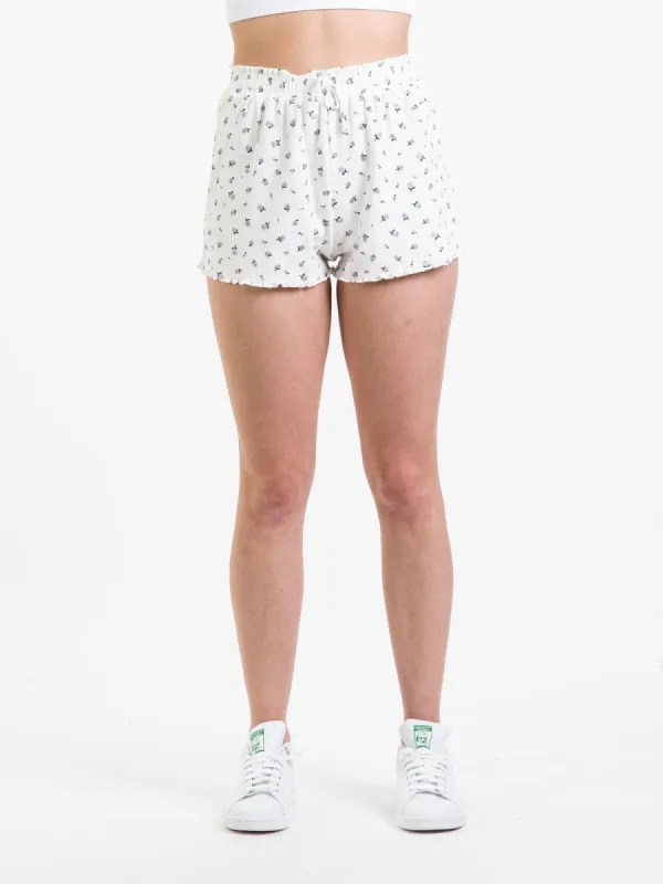 HARLOW POINTELLE RUFFLE DITSY SHORT - CLEARANCE sold by Boathouse