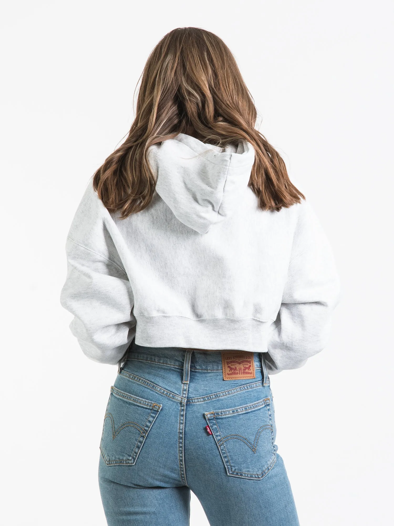 CHAMPION REVERSE WEAVE CROPPED PULL OVER HOODIE - CLEARANCE sold by Boathouse product image thumbnail 2