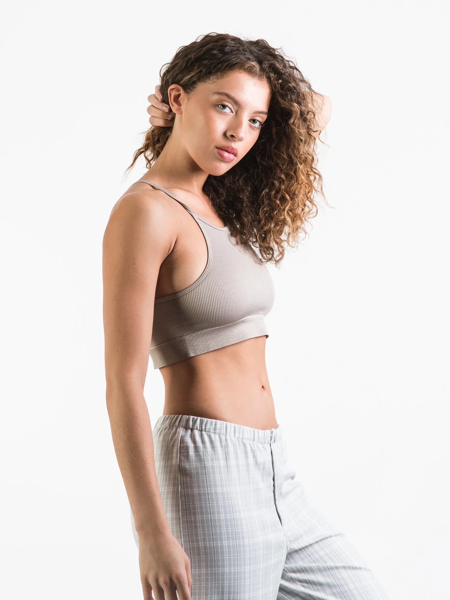 HARLOW HIGH NECK RIB BRALETTE - CLEARANCE sold by Boathouse product image thumbnail 3