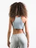 HARLOW HIGH NECK RIB BRALETTE - CLEARANCE sold by Boathouse
