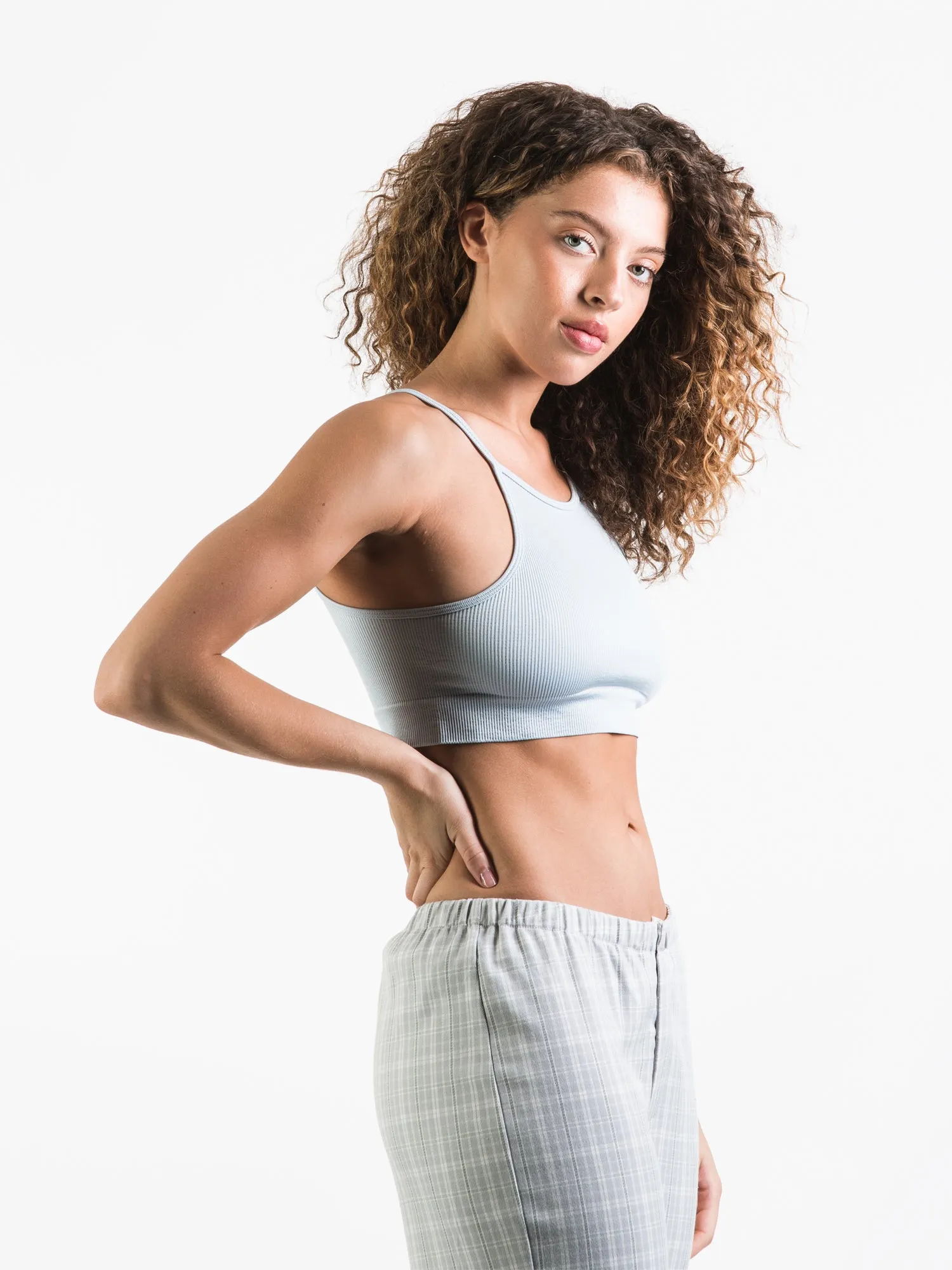 HARLOW HIGH NECK RIB BRALETTE - CLEARANCE sold by Boathouse product image thumbnail 3