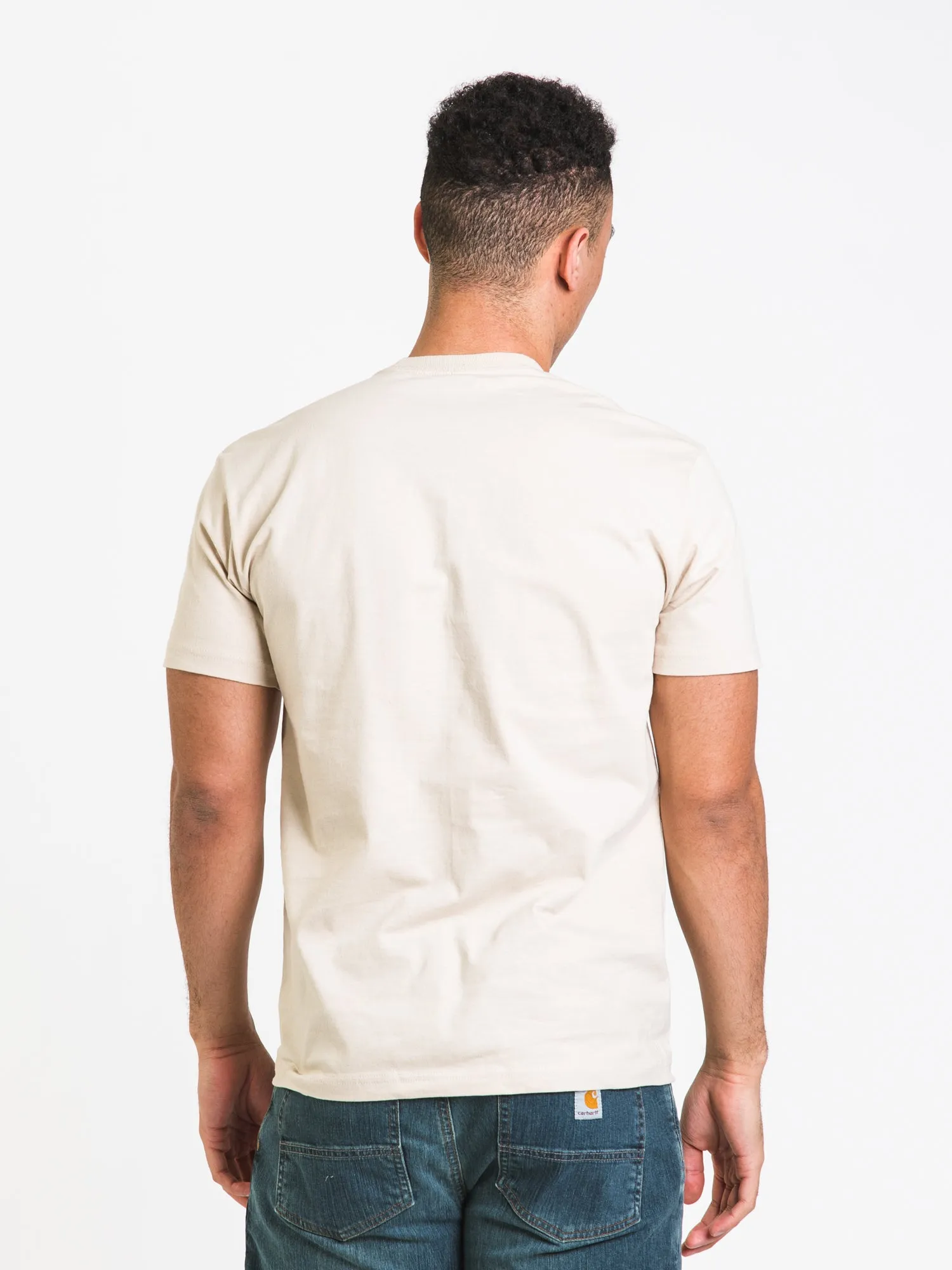 BRIXTON ALPHA THREAD T-SHIRT CREAM sold by Boathouse product image thumbnail 2