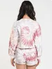 HARLOW GISELLE TIE DYE CROPPED CREW - CLEARANCE sold by Boathouse