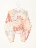 HARLOW GISELLE TIE DYE CROPPED CREW - CLEARANCE sold by Boathouse