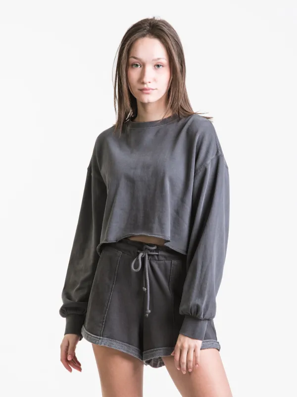HARLOW GISELLE CROPPED CREW - CLEARANCE sold by Boathouse